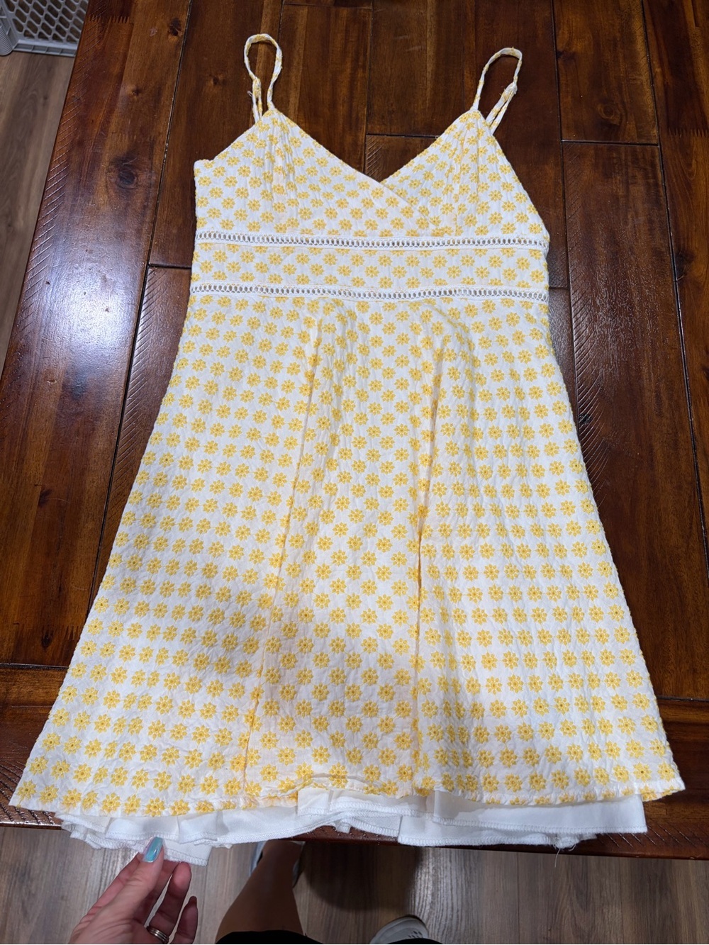 Altar’d State Yellow Daisy Sundress with Spaghetti Straps